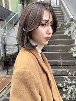 ヌード(NUDE)&nbsp;NUDE顔周りレイヤー レイヤーボブ タッセルボブ切りっぱなしボブ