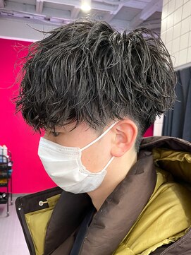 エルマーク 心斎橋(L-MARK) 波巻きスパイラル/メンズパーマ/シャドウパーマ/サーフカール