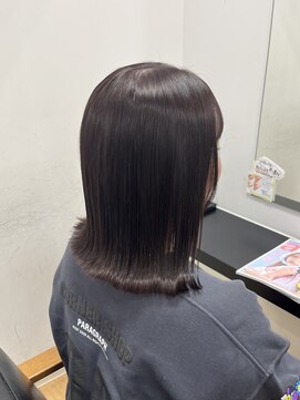 アパートメントヘアー ミディアムボブ