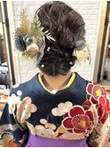袴×ヘアアレンジ