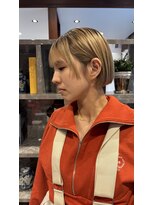 ルシードスタイルソレイユ(LUCIDO STYLE SOLEIL)&nbsp;リップラインが可愛いミニボブ