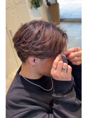島田叶夢　センターパート×フェザーパーマ