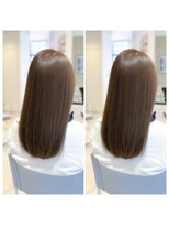 ニューヨークニューヨーク 阪急高槻店(NYNY)&nbsp;ブリーチなしダブルカラーオリーブベージュアッシュベージュ20代