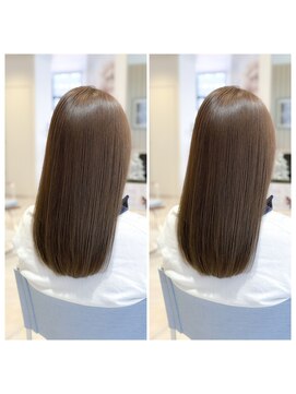 ニューヨークニューヨーク 阪急高槻店(NYNY) ブリーチなしダブルカラーオリーブベージュアッシュベージュ20代