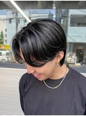 メンズハイライトメッシュシルバーグレー八王子