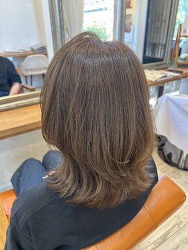 クラス リノ(CLASS lino) フォギーベージュ×ミディアムレイヤー★