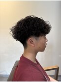 波巻きパーマ　フェザーショート　シャドウパーマ　八王子