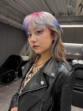 ロテ 名古屋 名駅店(Lote.) ミディアムヘア/デザインカラー/フェイスフレーミング/名古屋