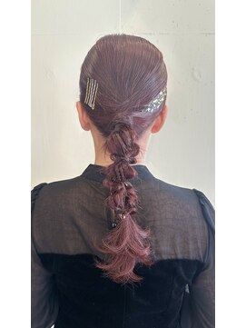 ザセントラル トヨス(THE CENTRAL) hair set_ぽこぽこ編みおろし