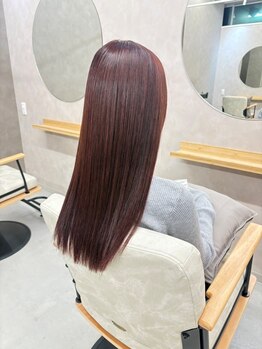 アン ヌイ 箕面萱野(an nui)の写真/【箕面萱野駅徒歩3分】自然な丸みのあるストレートヘアが得意です♪毎朝お手入れ簡単で憧れストレートに！