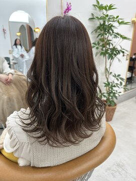 リズ 星ヶ丘(riz) 韓国　水素カラー　髪質改善