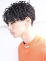 エイド 本店(aid)&nbsp;刈り上げセンターパートソフトツイストニュアンスパーマビジネス