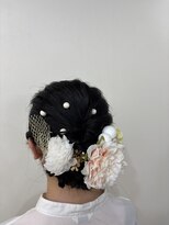 ハロヘアー(halo hair)&nbsp;ヘアアレンジ