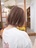 ディッセンバー 伊勢崎(December) 切りっぱなしボブ/ミニボブ/丸くないボブ/ヘーゼルベージュ
