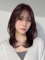 セントラル 三宮店(central)&nbsp;3分スタイリング/ミディアムレイヤー/韓国/髪質改善/縮毛矯正