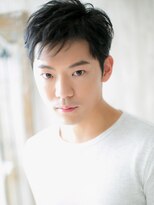 メンズヘア ビーセカンド 草加店(MENS HAIR B-2) アッシュブラック爽やかリクルートクロップベリーショートa草加