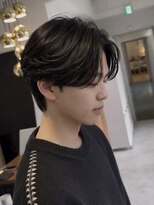 エフコード 難波(F-CODE) 毛流れセンターパート【ニュアンスパーマ】