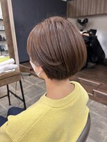 バセット バイ アルター 鎌取店(basset by aL-ter)&nbsp;ショートボブ　ダークアッシュ/似合わせカット/鎌取