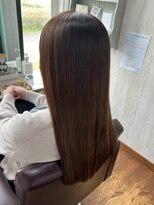 コルテ 倉敷西坂店(CoRte.)&nbsp;うる艶髪/サラサラストレートヘア/ダークブラウン/大人可愛い