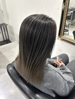 ザ アクネ 岡崎竜美丘店(THE ACNE) バレイヤージュ_グレージュ
