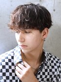 短髪センターパート/メンズ短髪センターパート/センターパート