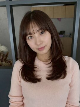 エトワ 中央店(etoi) 大分韓国かき上げレイヤーカット大人レイヤー顔まわりレイヤー