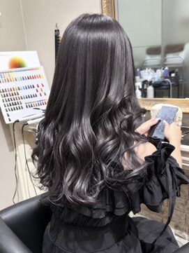 ワンスタイル(One style) ブリーチ無しダブルカラー＋髪質改善TR（ミドルダメージ）