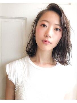 エイト ヘアサロン 渋谷本店(EIGHT) ラフなこなれ感♪切りっぱなしbob/Mii