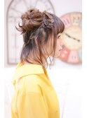 【メイズ東中野・鍛原志行】ミディアムボブ編み込みツインテール