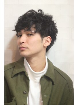 ブークル(boucle) 外国人風ツーブロッククラウドマッシュ