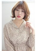 【r hair design】小顔×ゆるふわルーズ外ハネショートボブ♪