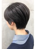 ※暗髪　　ハンサムクール黒髪ベリーショート<徳竹＞