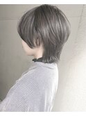 【Marl】グレージュカラーのショートウルフ♪