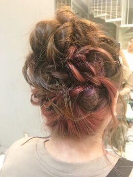 ニールラボー(NIELLE LA'BO) ：ふわおだんごヘアセット