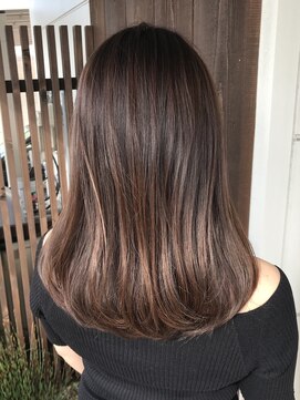 美容室 レア(lea) オーガニックで髪が綺麗にみえる☆ピンクブラウンカラー♪
