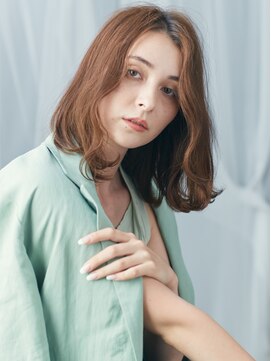 エムスラッシュ たまプラーザ(M.SLASH) くせ毛風/無造作パーマ/センターパート/たまプラーザz