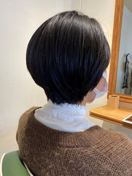 ヘアードレッシングショップ サロ(Hair Dressing Shop Salo) 黒髪マッシュショート#３０代#４０代#５０代
