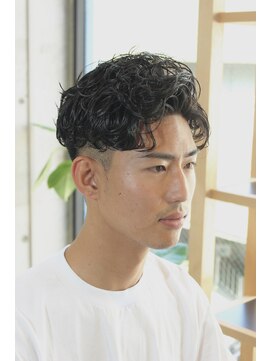 レンゲン(LENGEN) 束感刈り上げビジネス七三ツーブロックアップバング295