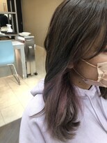 アプシー 三田駅前店(Apsee)&nbsp;パープルピンクインナーカラー