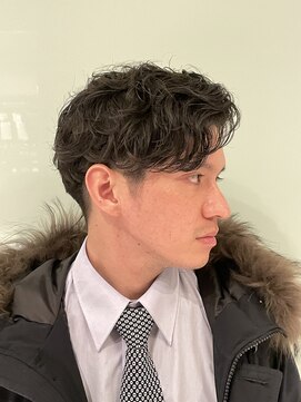 ザバーバー 東京(THE BARBER) かきあげパーマスタイル