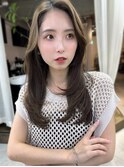 大人かわいいレイヤーカット顔周りカット前髪カットくびれヘア