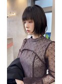 ボブ　フルバング　ハッシュカット　イメチェン　似合わせカット