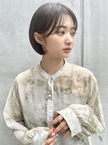 プランツヘアー&nbsp;丸みショートボブ　　博多ショートボブ　原依里