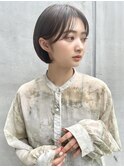 丸みショートボブ  博多ショートボブ 原依里
