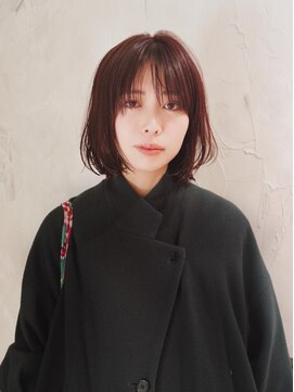 ボコカ(bococa) 【macana指名】ボブ 暖色 ワインレッド