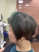 レヴィゼ&nbsp;コンパクトショートボブ＊白髪ぼかし白髪染め40代50代ミセスヘア
