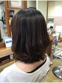 根元ストレートパーマ＆毛先デジタルパーマ