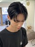 【メンズ特化美容師にお任せコース】選べる全体カット＋カラーorパーマ＋眉