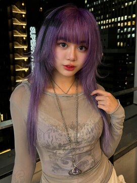 ベレーザ 渋谷(BELEZA) 13931ブリーチ＆ダブルカラーウルフレイヤーニュアンスカラー
