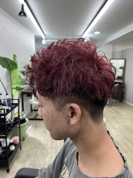 スウェル 津田沼店(Swell) ハイトーン×スパイキー[津田沼駅/Men's/メンズカット/パーマ]